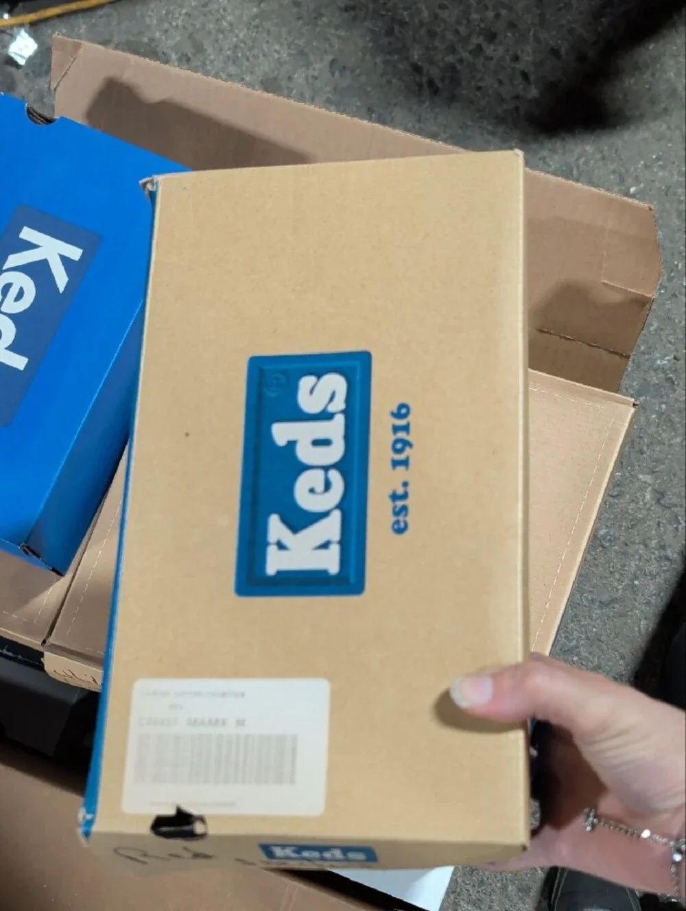 Keds Champion Red Canvas Sneakers with USA Laces